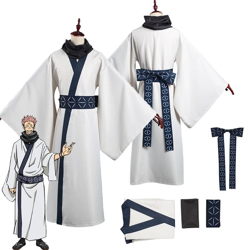 15Y Jujutsu Kaisen Cos Sukuna Ryoume Cosplay Costume Kimono Full Set ...