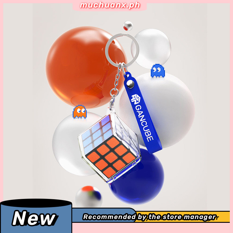 Gan Cube 330 Cube Key Ring 3x3 Speed Keychains Mini Toys Gift Standard 