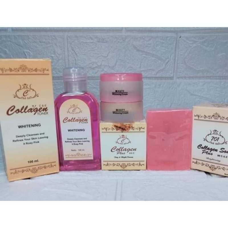 701 ORIGINAL COLLAGEN SET (INCLUDES SOAP, TONER, DAY AND NIGHT CREAM