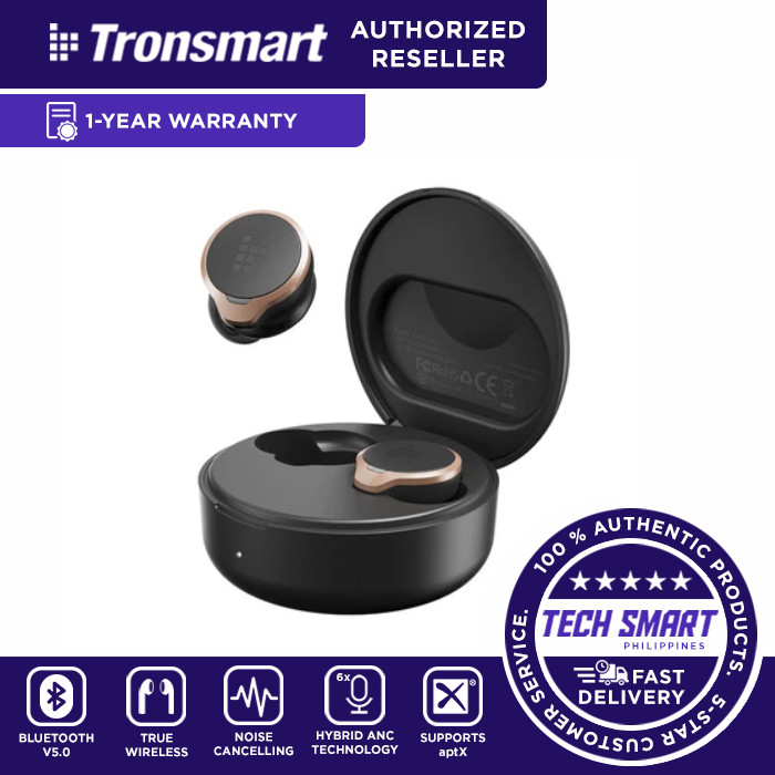 Tronsmart Apollo Bold ANC TWS Earbuds 360 Degrees Hybrid Active Noise Cancelling Qualcomm QCC5124 Shopee Philippines