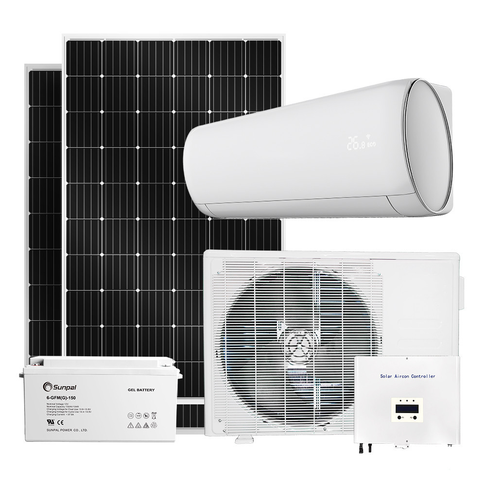 Room Split Wall Mounted Off Grid Solar Powered Air Conditioners 230V ...