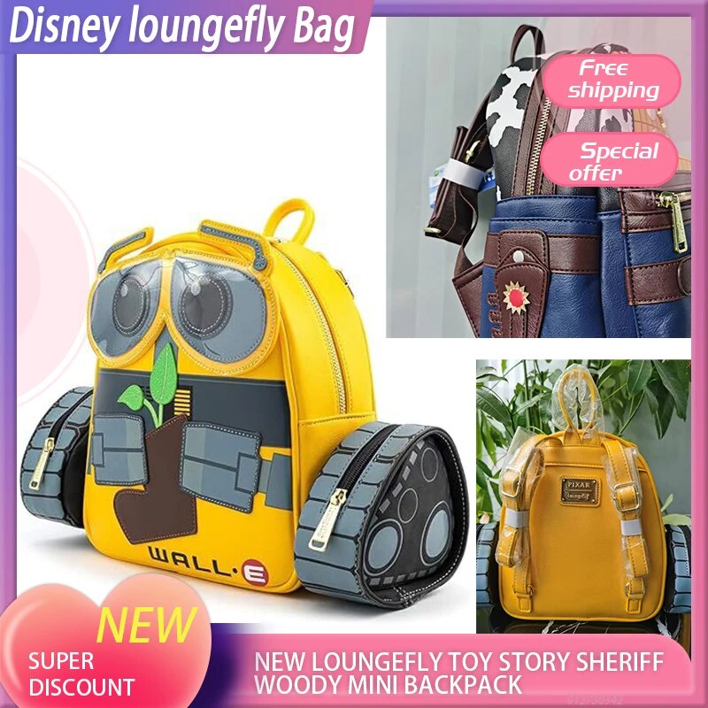 New Loungefly Disney Leather Women Backpack Lady Bags Toy Story Fashion ...