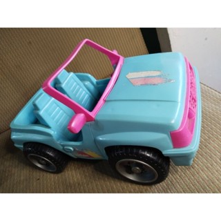 Blue barbie online jeep