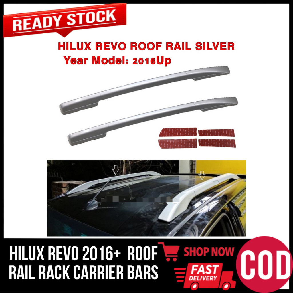 GCAO HILUX REVO 2016+ Roof Rail Rack Carrier Bars Car Exterior ...