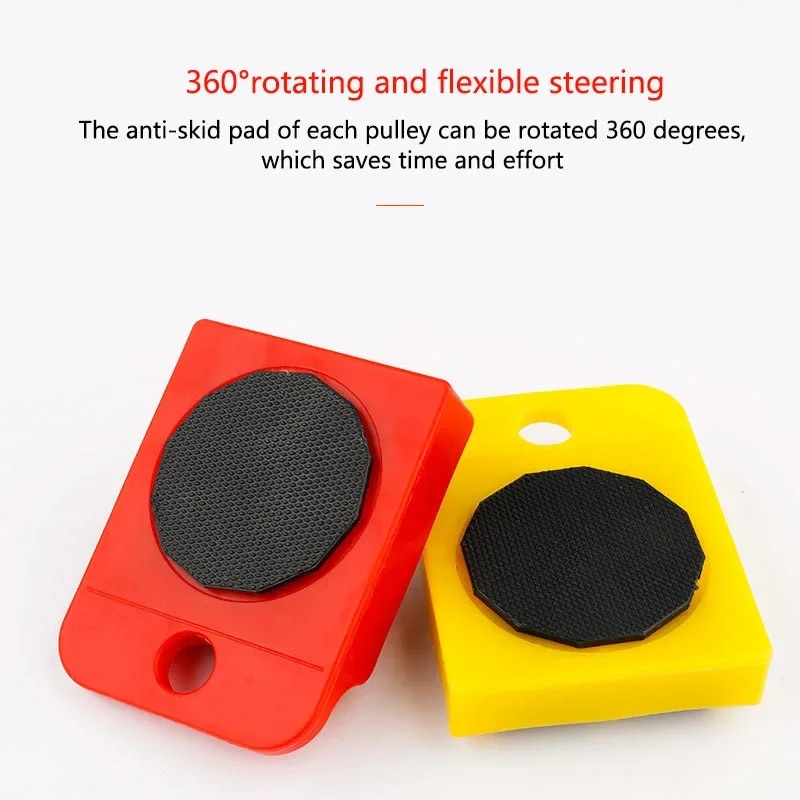 Multifunctional Pulley Type Carrier 5-piece Plastic Mover Panel Heavy ...