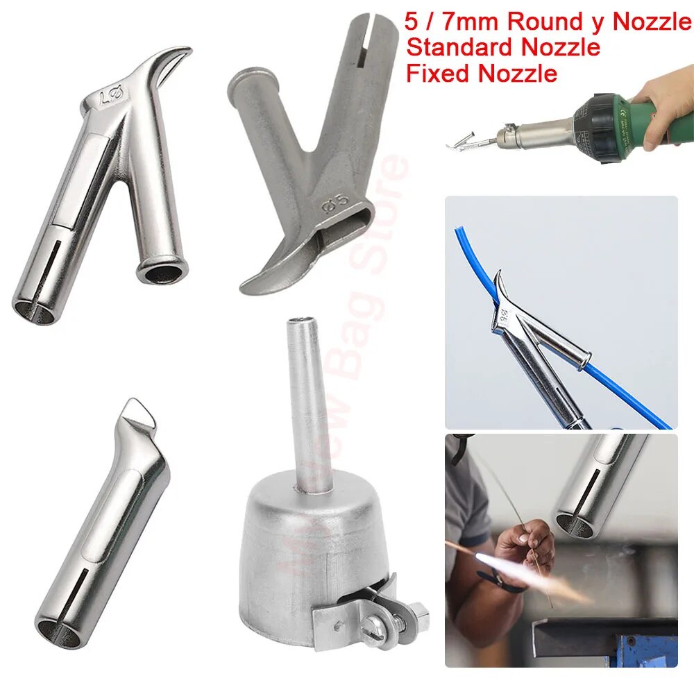 4pcs Heat Resistance Speed Welding Nozzle Plastic Hot Air Gun Heat ...