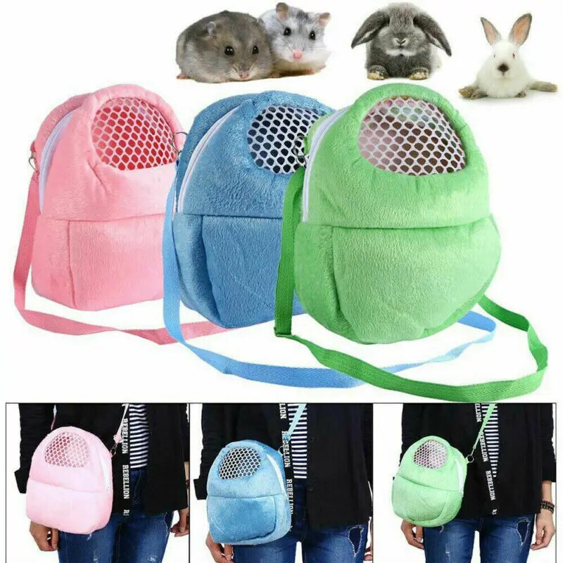 ☆US STOCK Portable Pet Hamster Chinchilla Bags Cages Guinea Pig Carry
