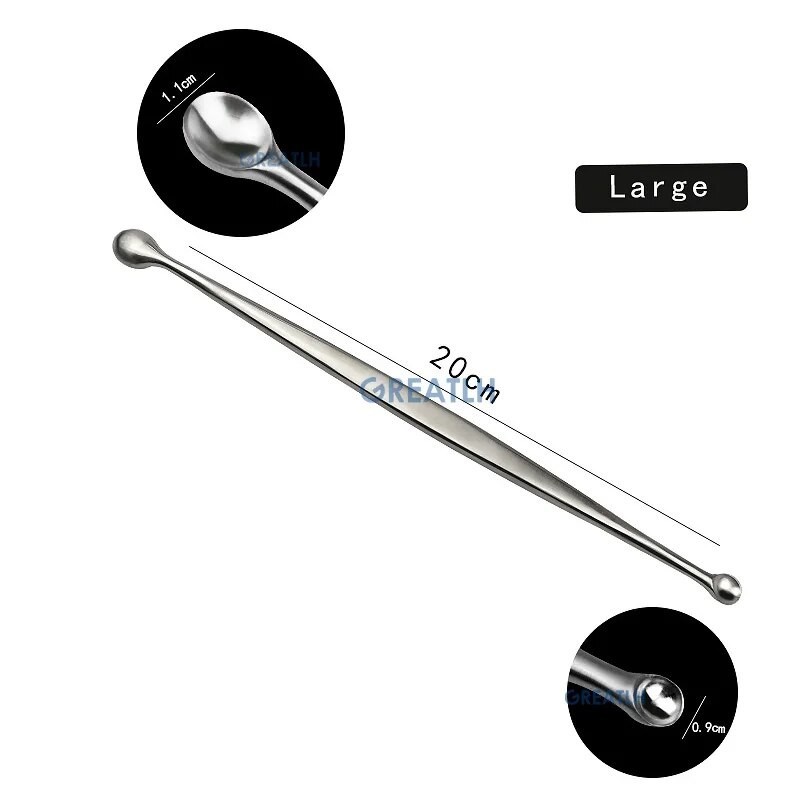 ☢Double End Oval and Round Volkman Bone Curette Stainless Steel ...