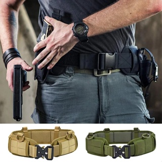 Self Defense Tactical belt Zinc alloy lock catch Wearable belt Outdoor ...