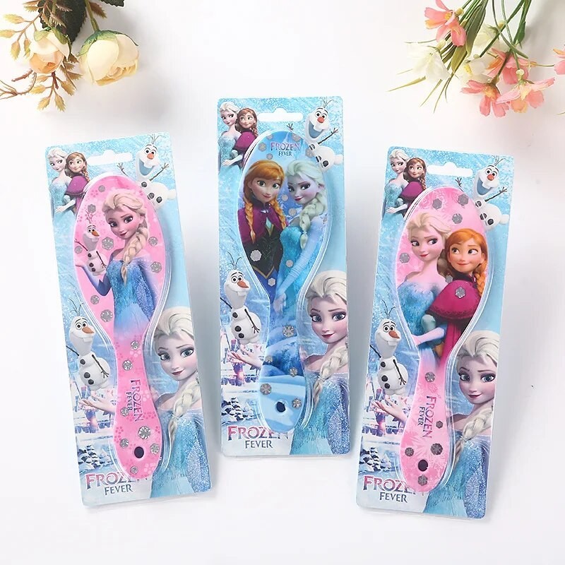 1pc Princess Frozen Minnie Mickey Mouse Comb Cartoon Cute Mini Beauty ...