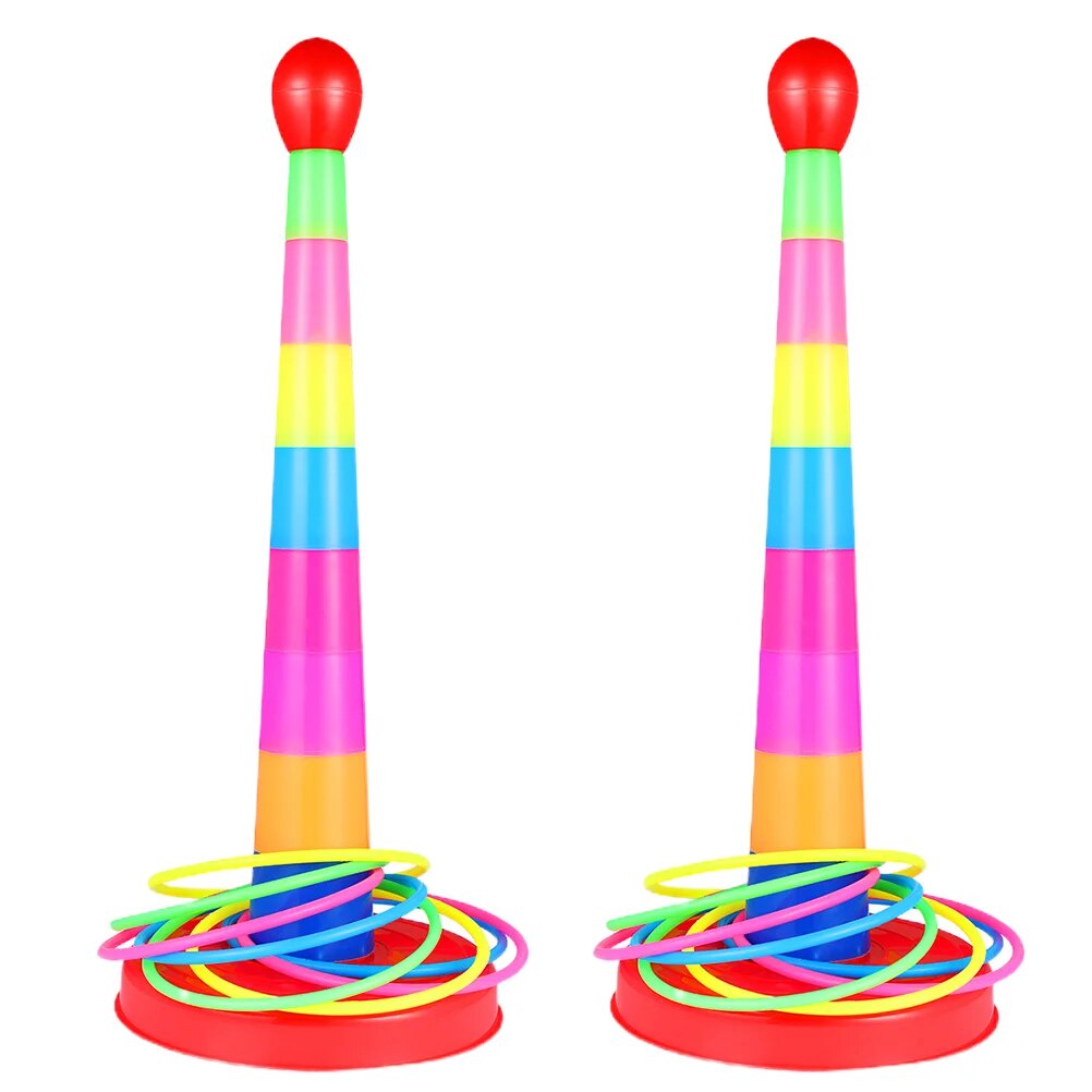 2 Sets Collar Ring Toss Educational Plaything Children’s Toys Large ...