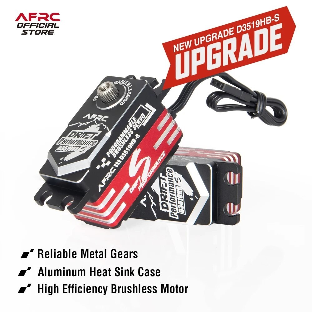 AFRC-D3519HB-S Red Low Profile Programmable HV Brushless Servo For ...
