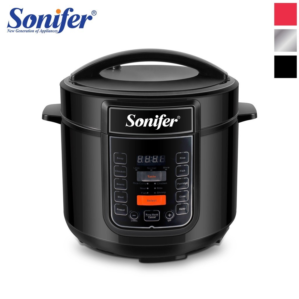 6L Electric Rice Cooker 1000W Multifunctional Cooker Non-stick Smart ...
