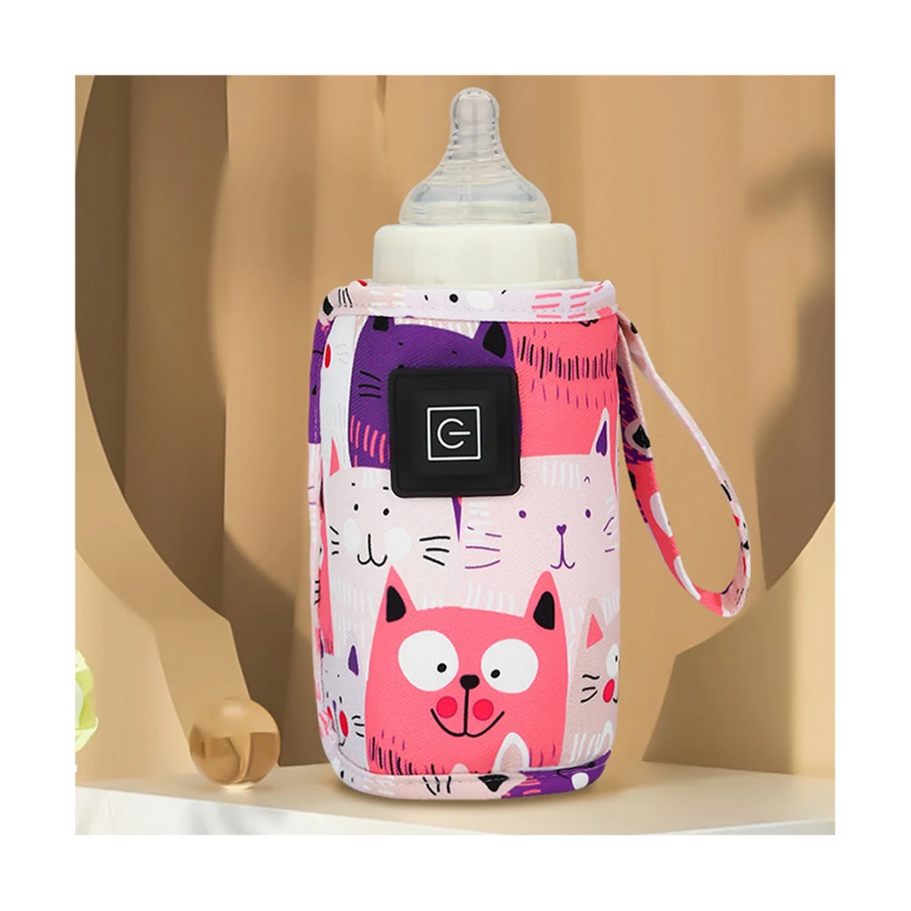 Cartoon Baby Bottle Bag Portable Baby Bottle Insulation Bags Mummy Handbag Milk Thermal Food Warm Bag