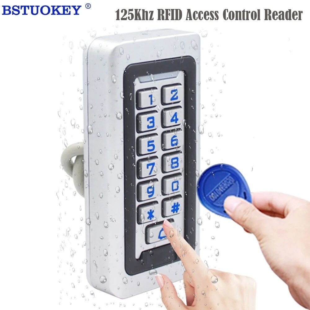 125Khz Rfid Access Control Keypad Access Control System Kit IP67 ...