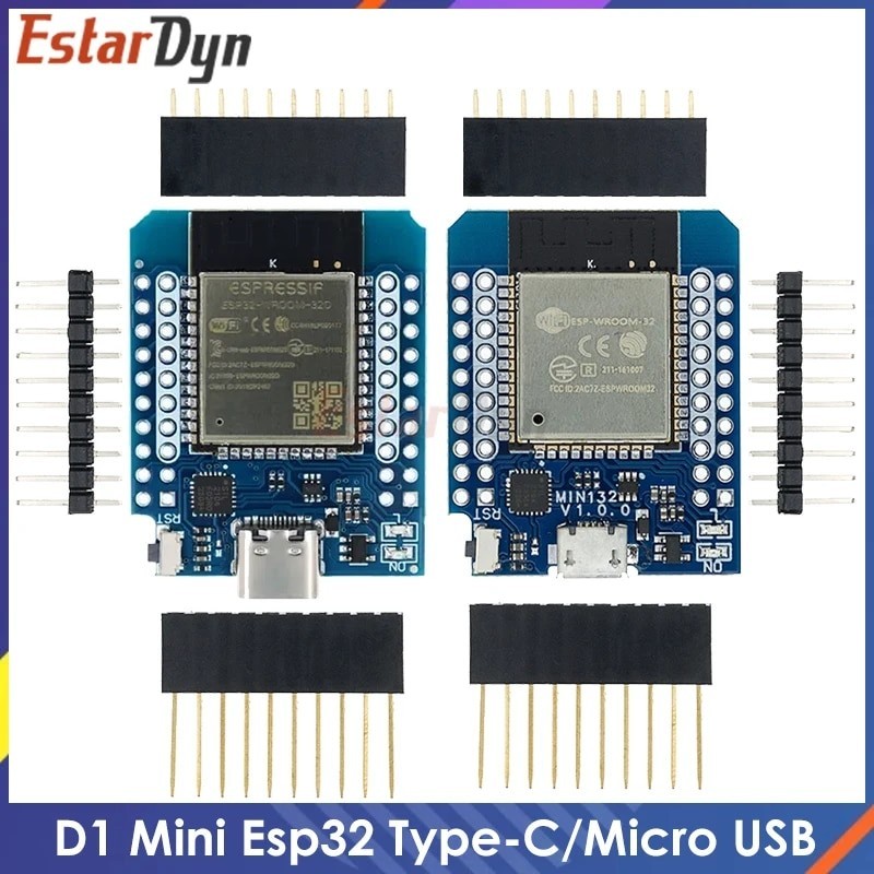 D1 Mini ESP32 ESP-32 WiFi+Bluetooth Internet Of Things Development ...