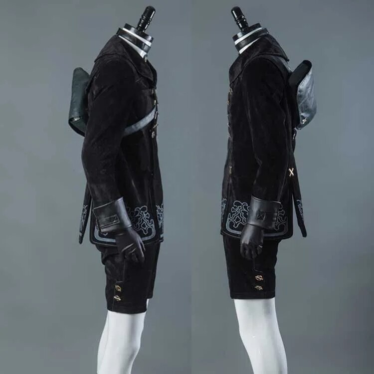 81M NieR Automata YoRHa No.9 Type S Cosplay Costumes 9S Uniforms Jacket ...