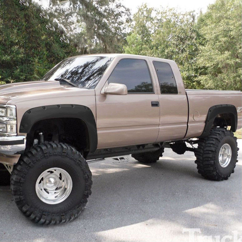 Offroad Pickup Truck Fender Flares ABS Material for Chevrolet Chevy GMC C1500 K1500 1988 1999