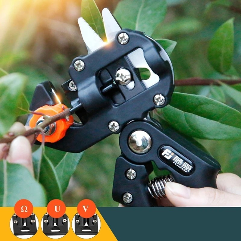 Set Grafting Scissors Pliers Seedling Machine Branch Cutting Tool Fruit ...