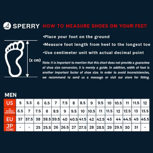 Sperry Size Sperry Width Width Sperry Size Guide Sperry Size Chart