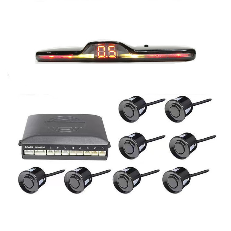 dis tance change, park sensor led display color change intelligent 8 ...