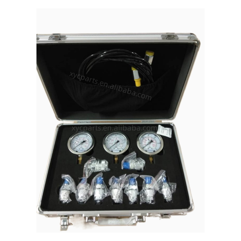 O-ring Kit aluminum case table Excavator hydraulic oil pressure gauge ...