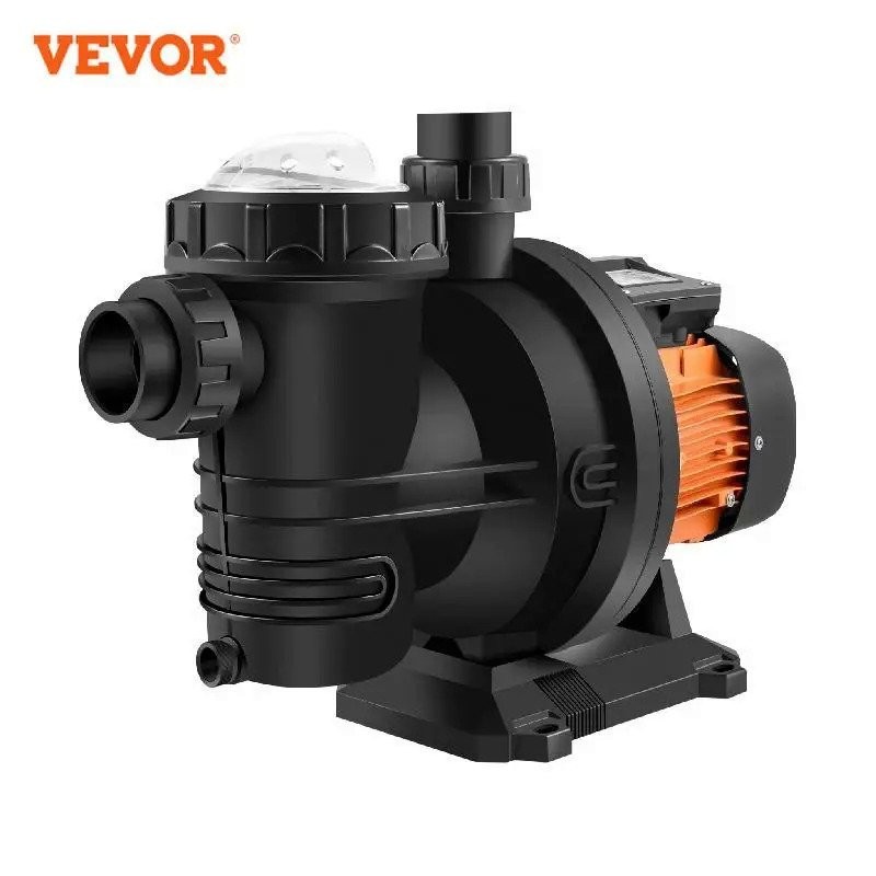 VEVOR Solar Powered Swimming Pool Pump 500W 900W 1200W 48V 72V 75GPM