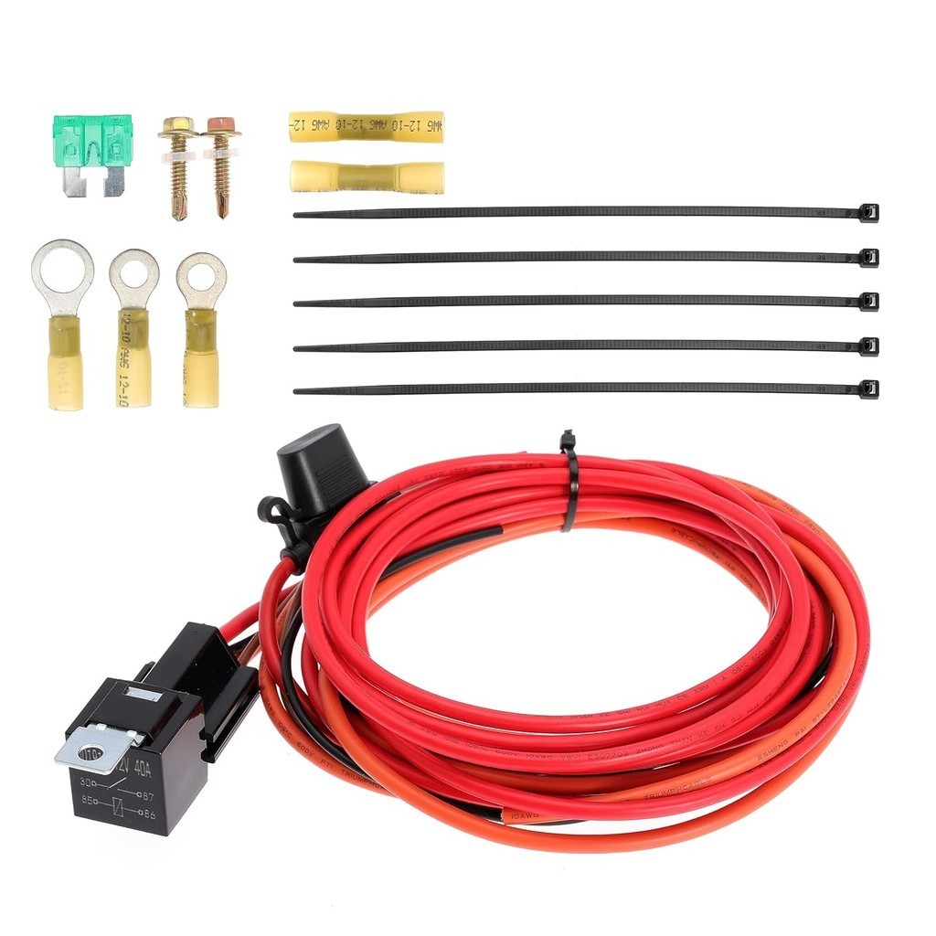 30A Fuse 40A Heavy Duty Relay 12 Volts Replacement Fuel Pump Relay Kit ...