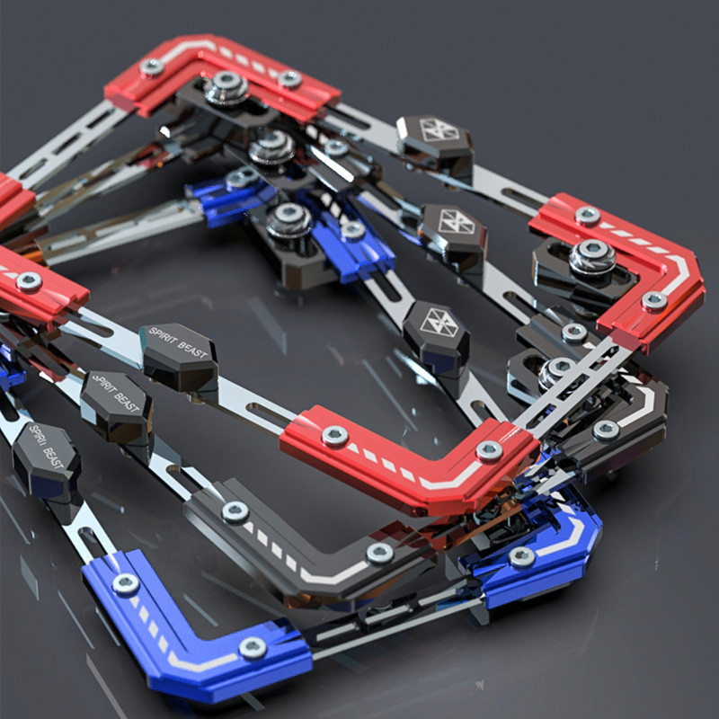 ~Motorcycle license plate telescopic frame scooter number frames FOR ...