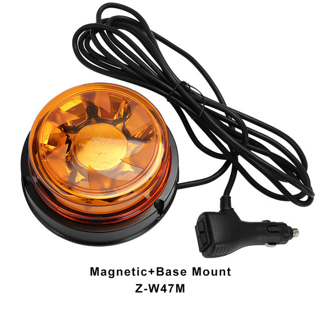 ☢Car Strobe Light Emergency Rotating Yellow Traffice Indication Flash ...