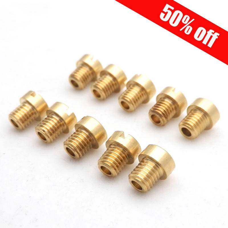 】10pcs/set 5mm M5 Main Jet for Dellorto Carburetor SHA PHBG NC T5 JNC ...