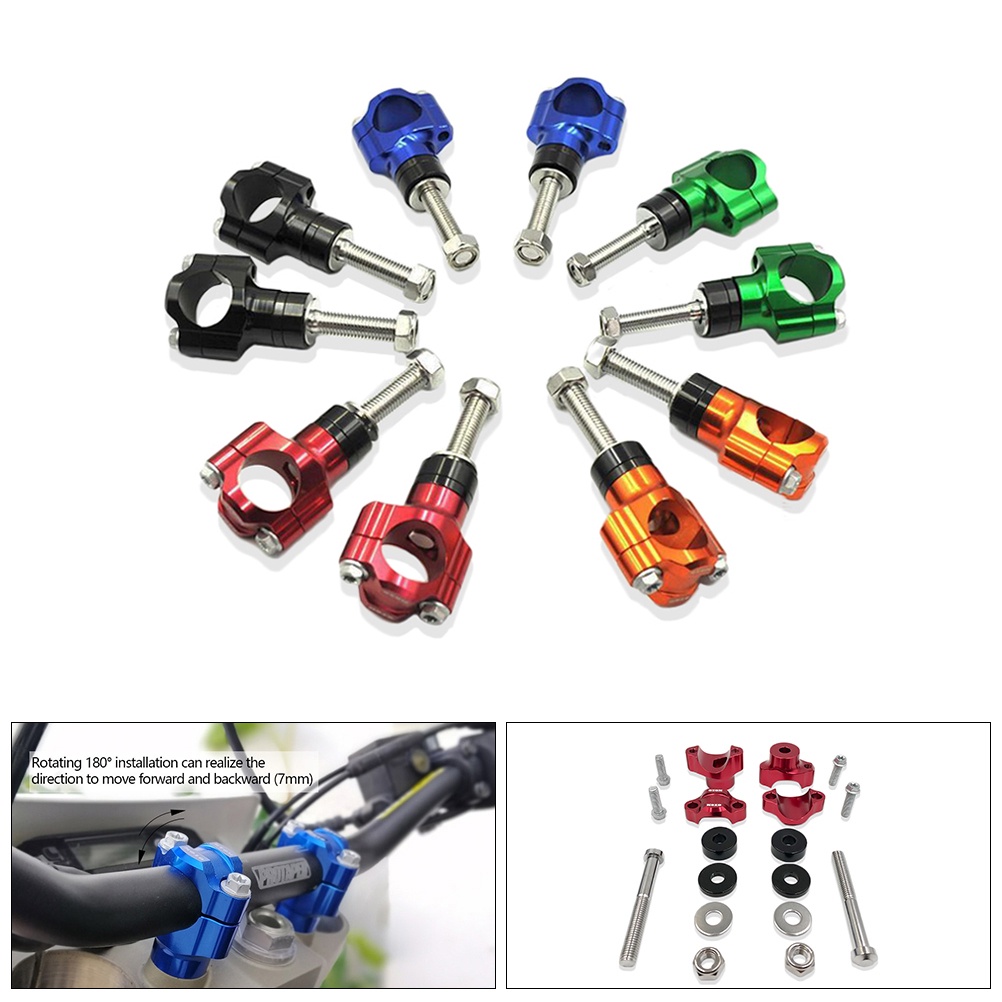 OTOM Off-road Motorcycles CNC 28mm Handlebar Mount Clamp Handlebar ...