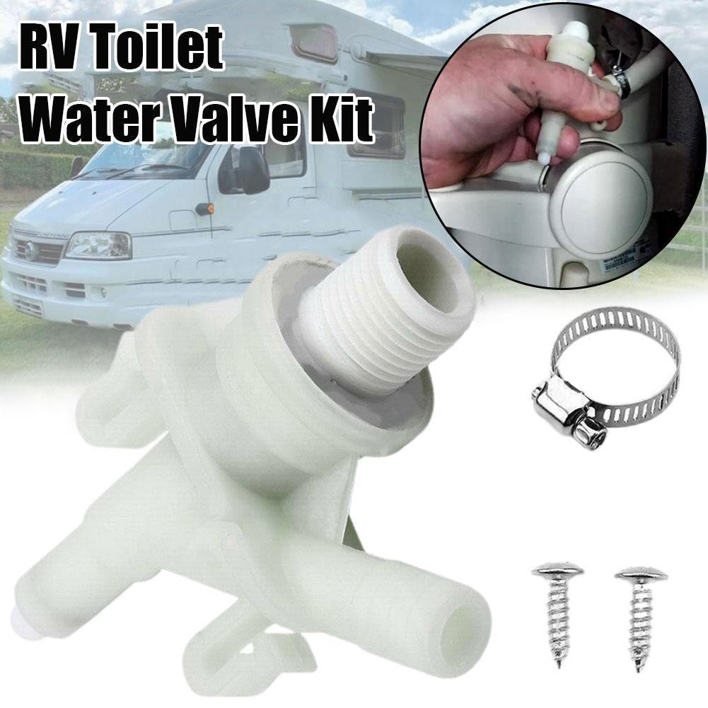 Toilet Valve 385311641 RV Toilet Water Valve Kit For Dometic 300 310 320 Pedal Flush Toilet E Camper Toilet - Foto 8