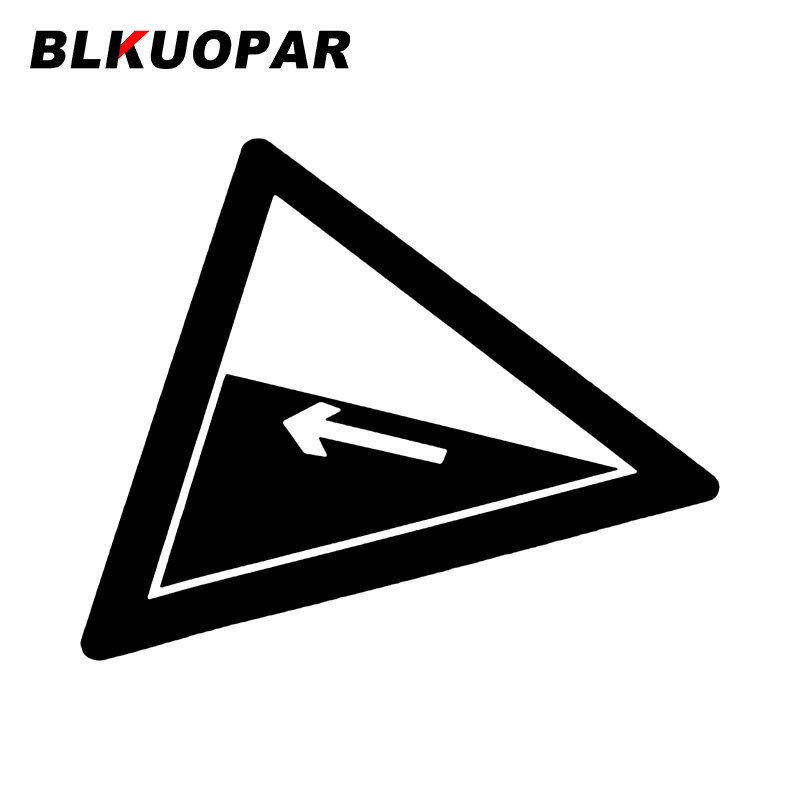 BLKUOPAR Up Steep Slope Warning Sign Car Sticker Creative Decals ...