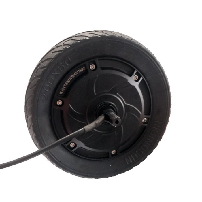 8 inch 24v 36v wide wire hub wheel motor scooter motor dc brushless ...