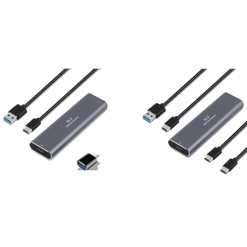⊹M.2 HDD Enclosure SATA To USB 3.0 SSD Case M-Key/ M&B-Key SATA B-Key/M ...