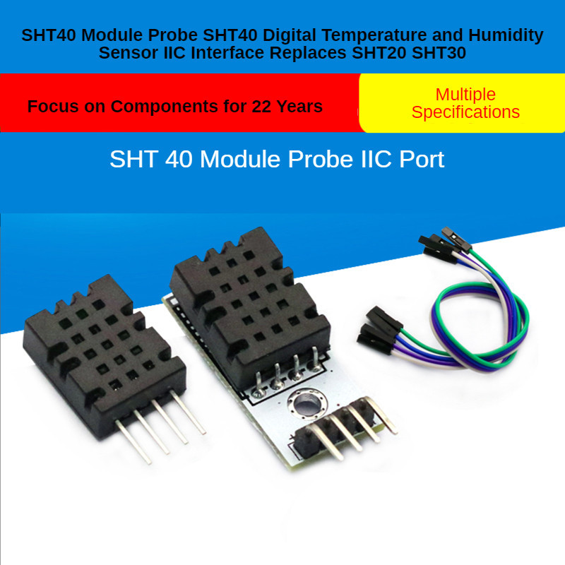 SHT40 Module Probe SHT40 Digital Temperature and Humidity Sensor IIC ...
