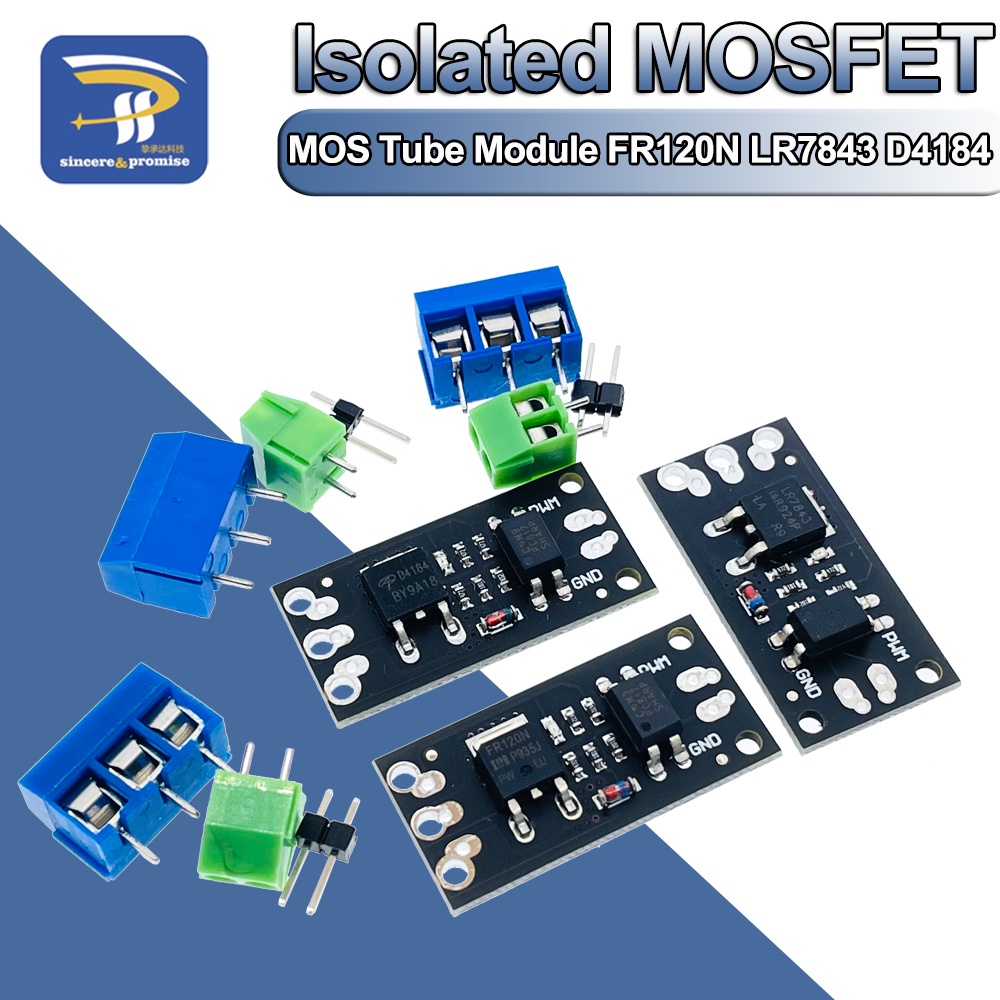 Module D'Effet MOSFET AOD4184 (40V 50A) Avec Optocoupleur - Pour Contrôle De Moteur, Régulation PWM