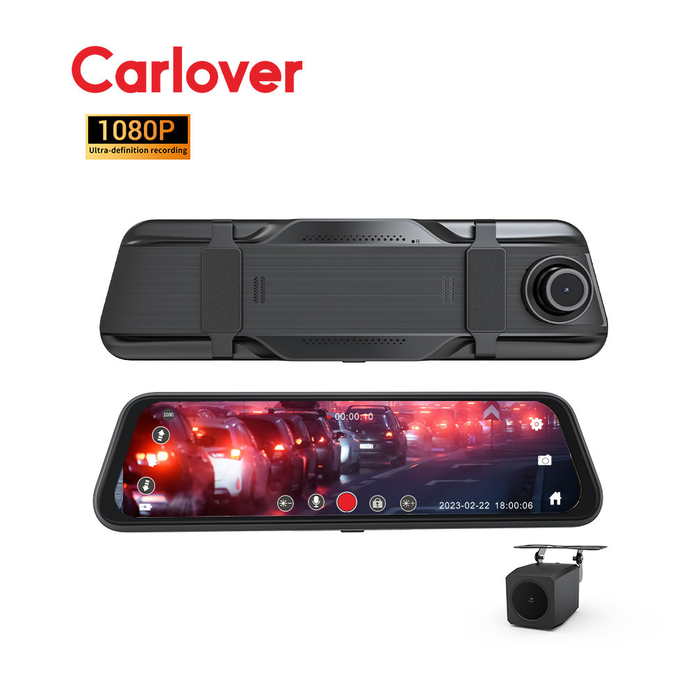Carlover N2 Hot Model Vehicle Dvr 1080P Stream Rearview Mirror with Car