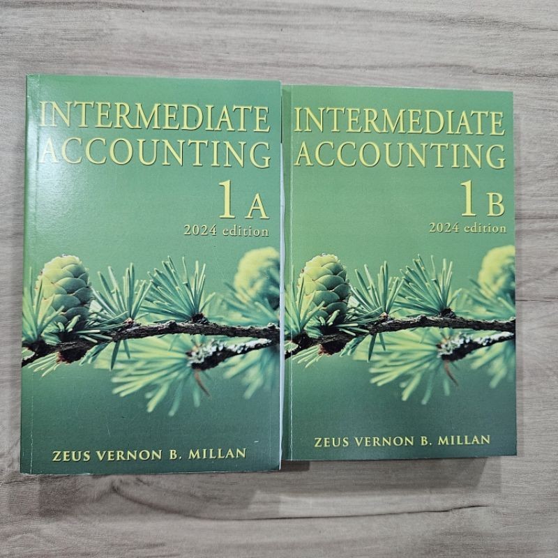 Intermediate Accounting 1A & 1B 2024 Edition By: Millan | Shopee ...