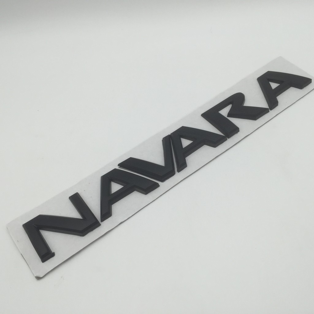 1pcs ABS high quality NAVARA car Letter Emblem Rear tail trunk badge ...