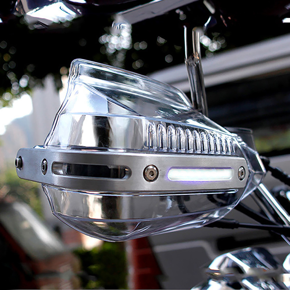 Motorcycle Hand Guards LED Windshield Motocross Accessories For SUZUKI ...