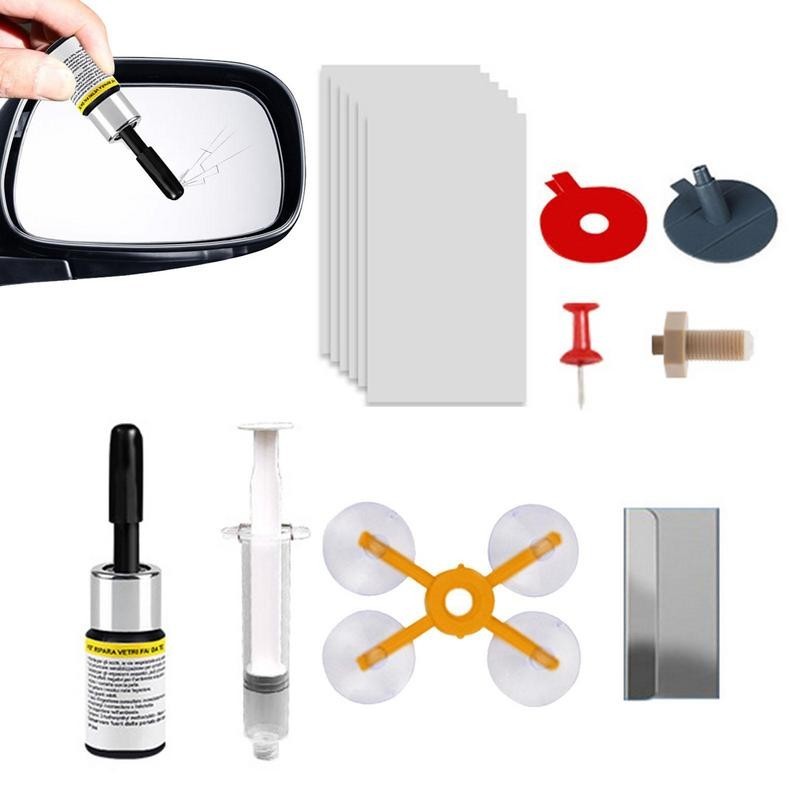 ☸Auto Glass Crack Repair Liquid Kit Windshield Repair Kits Glass Crack