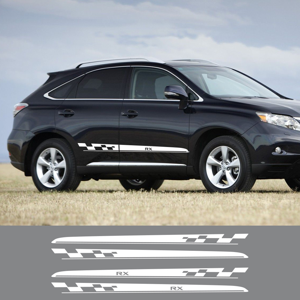 For Lexus RX 2 3 270 300 330 350 400 200T 400H 450 Car Stickers Side ...