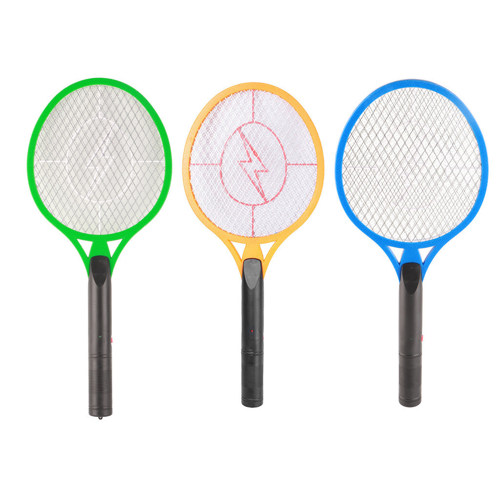 Electric Fly Insect Bug Zapper Bat Handheld Insect Fly Swatter Racket