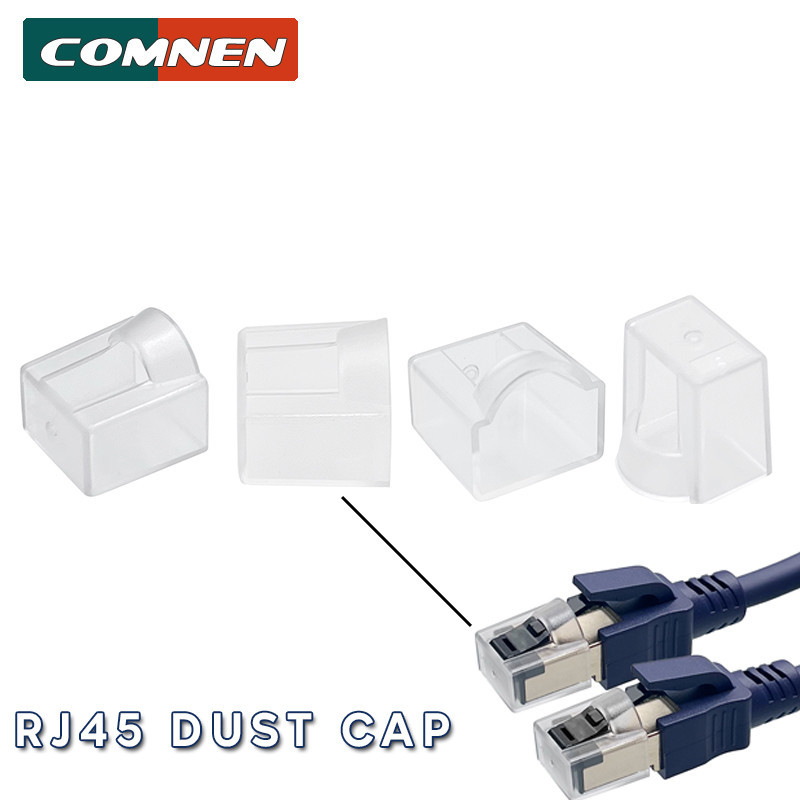 ⓥ10pcs Rj45 Dust Cover Modular Plug Protector Ethernet Connector Lan ...