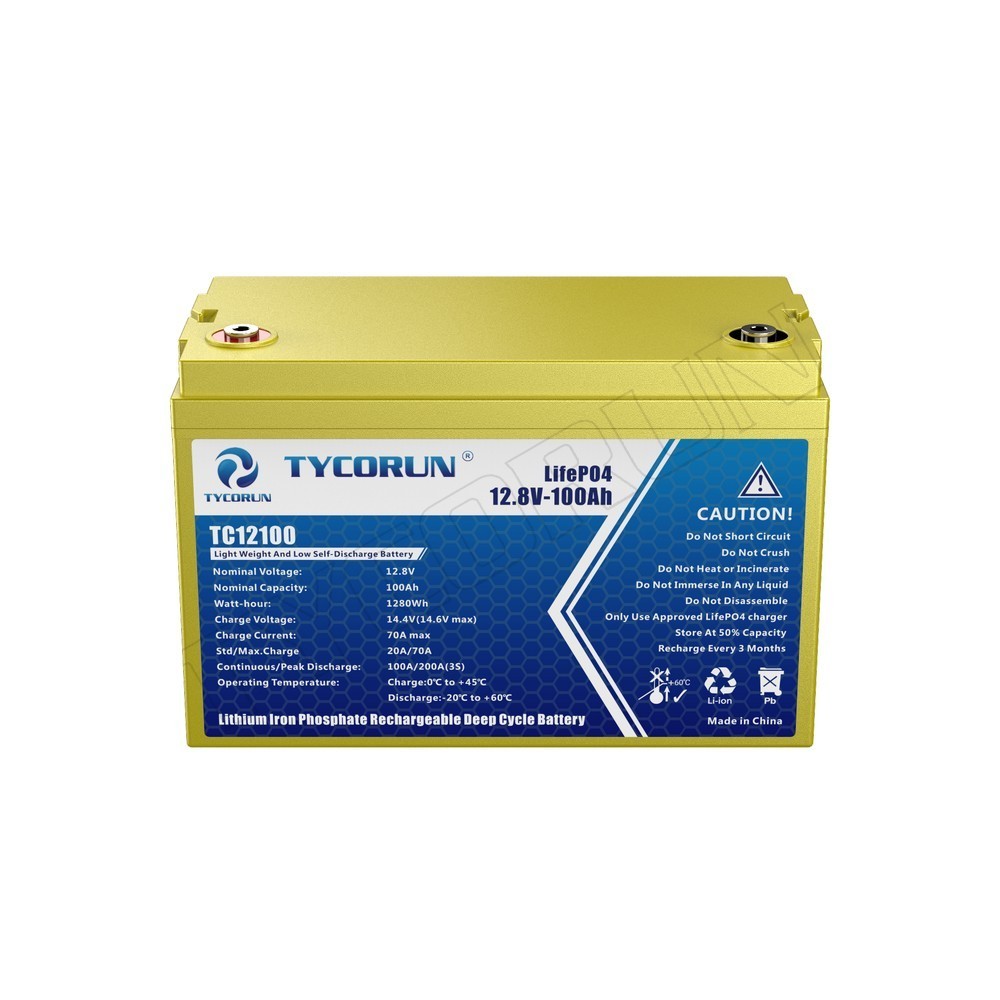 -Tycorun 12V lithium ion solar battery 100ah bms lifepo4 battery price ...