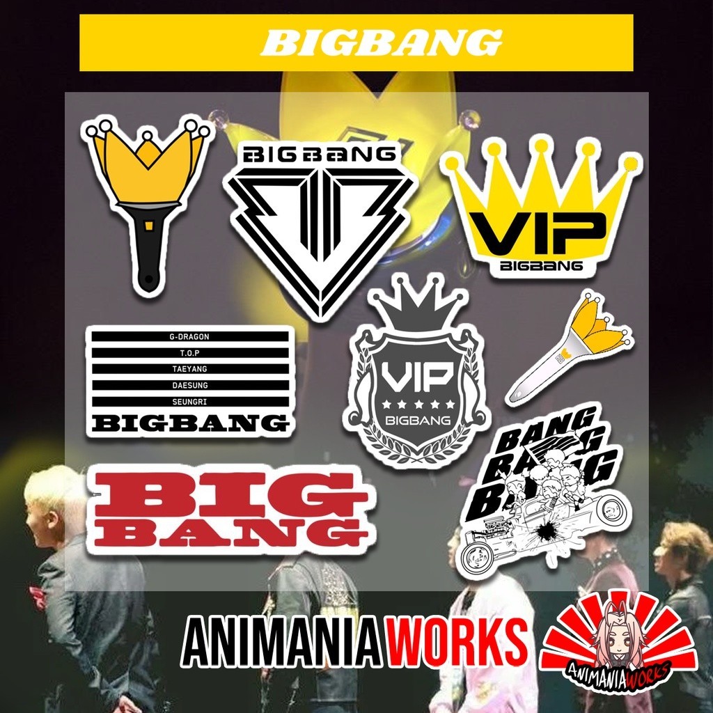 KPOP Stickers / BIGBANG G-Dragon TOP Taeyang Daesung Seungri KPOP ...