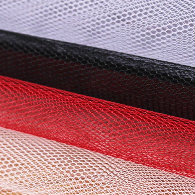 1 Meter Hard Net Fabric Classic Honeycomb Mesh Tulle Fabric For Bridal ...