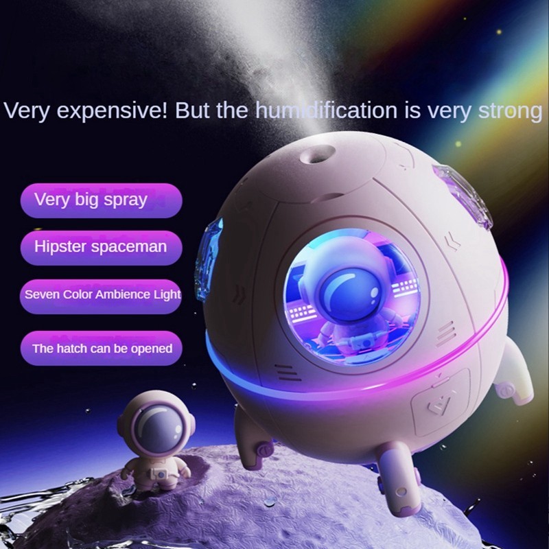 ♠Astronaut Spaceship Aromatherapy Air Humidifier Purifier Electric ...